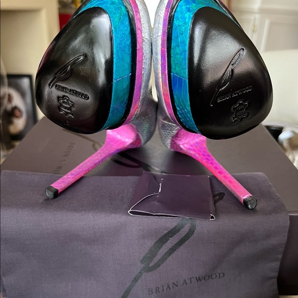 Brian Atwood Fontanne platform a ray of rainbow sunshine Fontanne size 6m - Picture 9 of 14